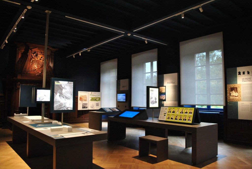 Interior view of the Architecture and Heritage Interpretation Center