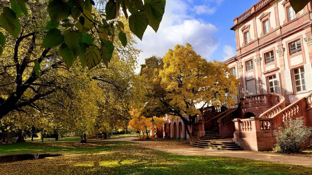 Schloss Neuenburg, Blick zum Park, Guebwiller